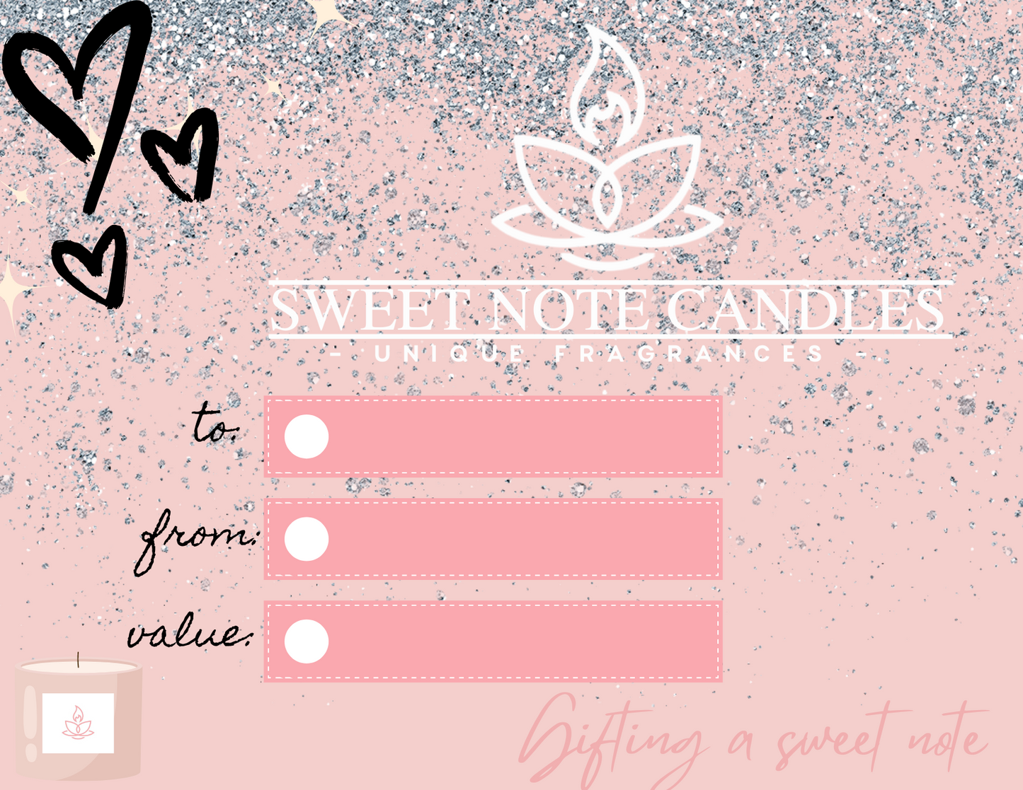 Sweet Note Gift Card